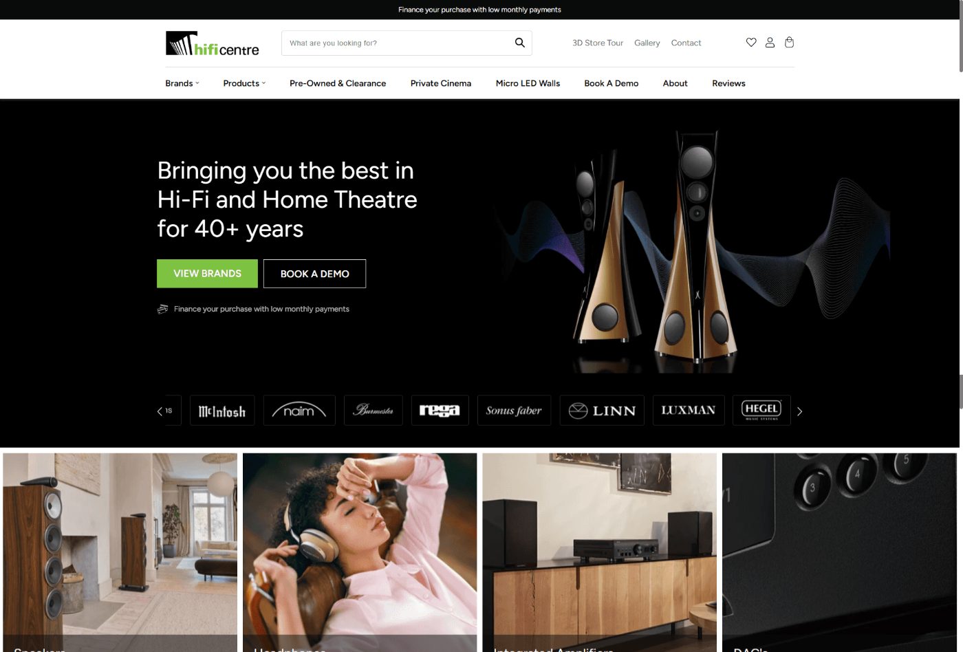 Hi-Fi Centre — desktop